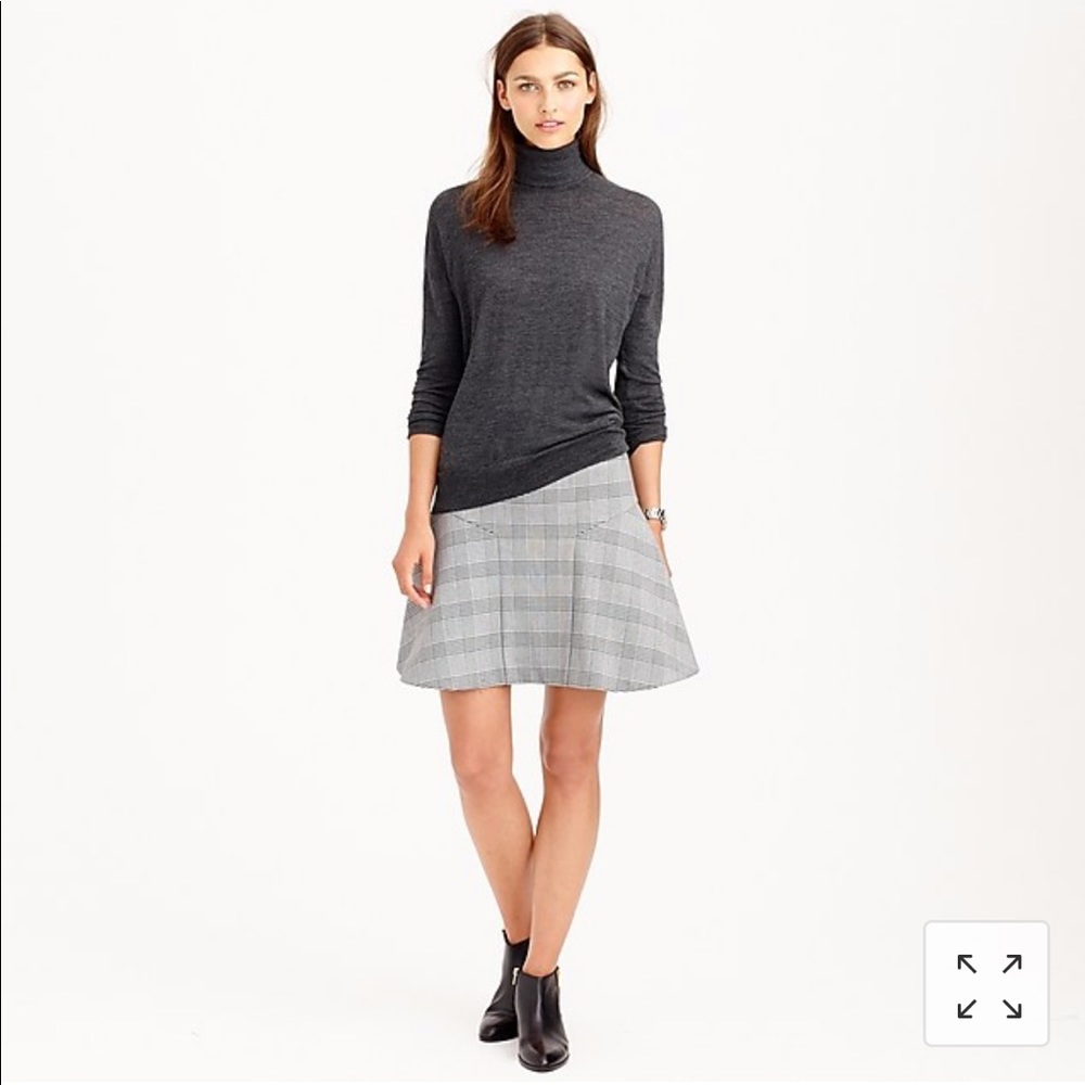 J. Crew Plaza Skirt in Glen Plaid 4